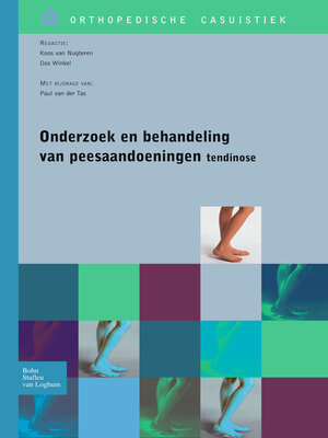 cover image of Onderzoek en behandeling van peesaandoeningen--tendinose